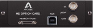 Apogee Pthd Plus Option Card