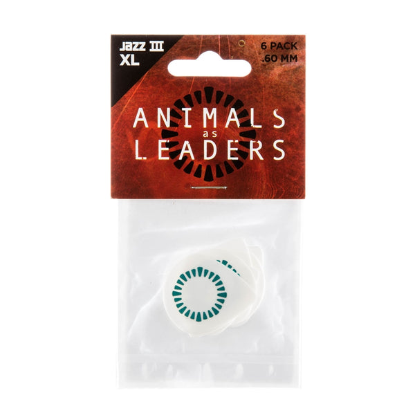 AALP03 Animal As Leaders Tortex Jazz III XL, White .60mm Player's Pack/6