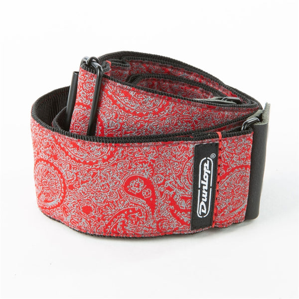 D6711 Tracolla Jacquard Paisley Red