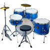 ED-200 Drum kit Metallic Blue - 5 pezzi