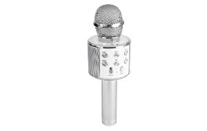 KM01S Karaoke Microph. BT/MP3 Silver