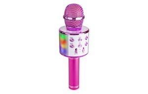 KM15P Karaoke Micro BT/MP3 LED Pink