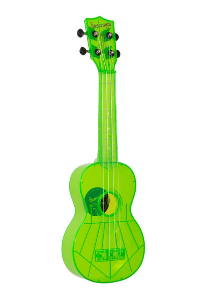 KA-SWF-GN - Ukulele soprano Waterman - Fluorescent Sour Apple Green - c/borsa
