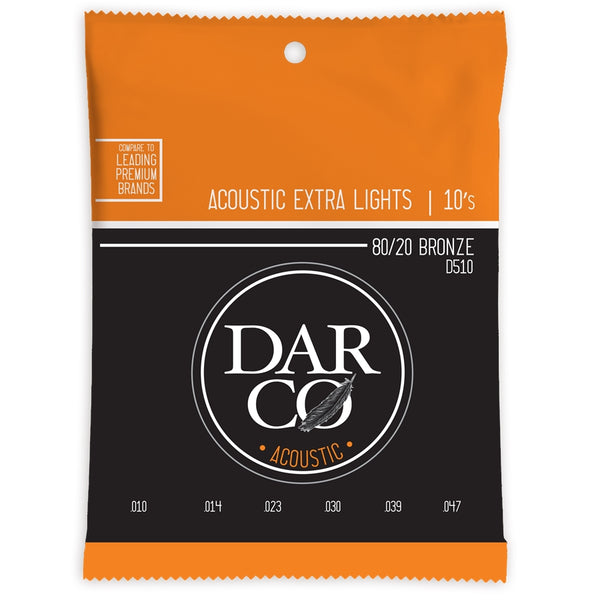 D510 Darco Acoustic Extra Light Bronze 10-47
