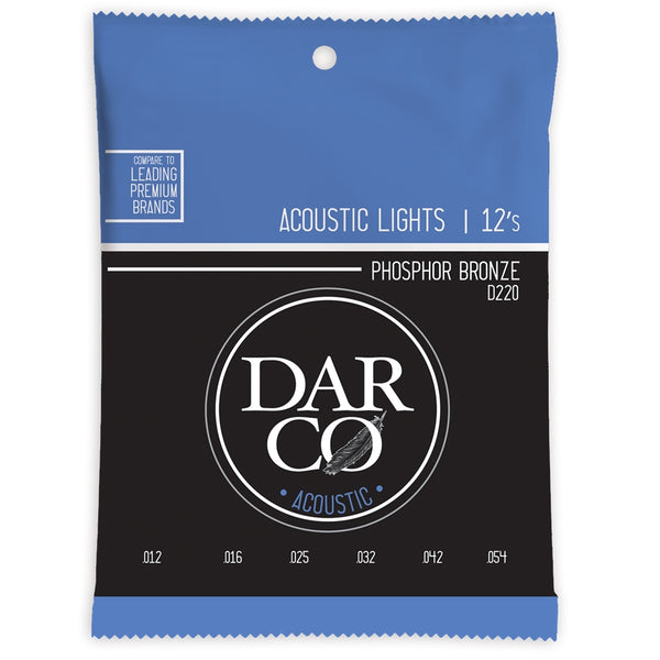 D220 Darco Acoustic Light Phosphor Bronze 12-54