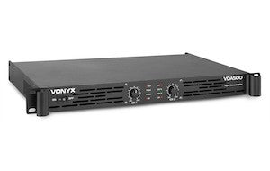 VDA500 PA Amplifier 1U 2 x250W