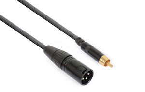 CX132 Cable Conv. XLR M- RCA Male