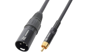 CX52-3 Cable XLR M -RCA M 3.0m