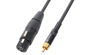 CX54-3 Cable XLR F- RCA M 3.0m