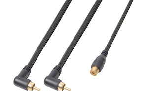 CX142 Cable 2xRCA M-1xRCA F 0,3m