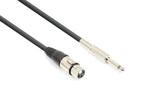 CX314-3 Cable XLR F-6.3 Mono 3.0m