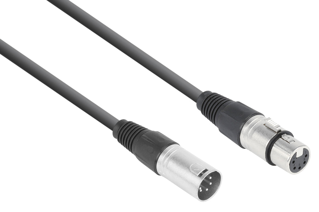CX102-1 DMX Cable 5P XLR M-F 1,5m