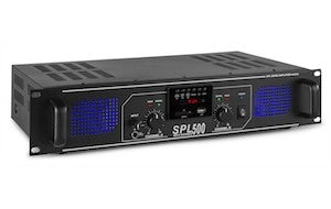 SPL 500MP3 Amplifier blue LED+EQ BL