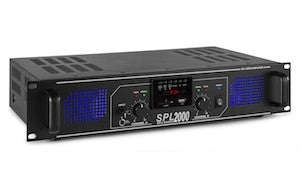 SPL 2000MP3 Amplifie blue LED+EQ BL