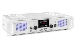 SPL 700MP3 Amplifier blue LED+EQ WH