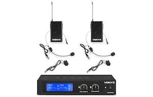 WM522B Micro VHF 2CH 2BP+headset