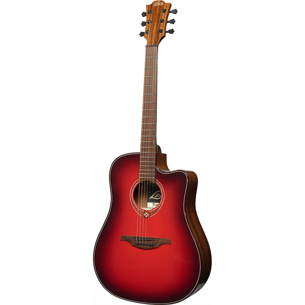 Tramontane Special Edition T-RED-DCE Red Burst Dreadnought Cutaway EQ