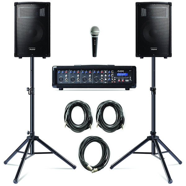 PA SYSTEM WITH STANDS