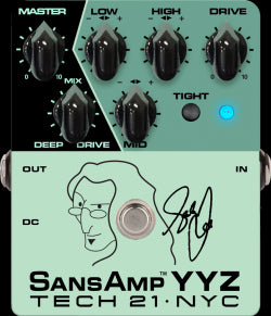 Geddy Lee Signature SansAmp YYZ - preamplificatore a pedale per basso