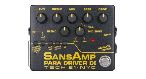 SansAmp Para Driver DI (v2) - preamplificatore a pedale