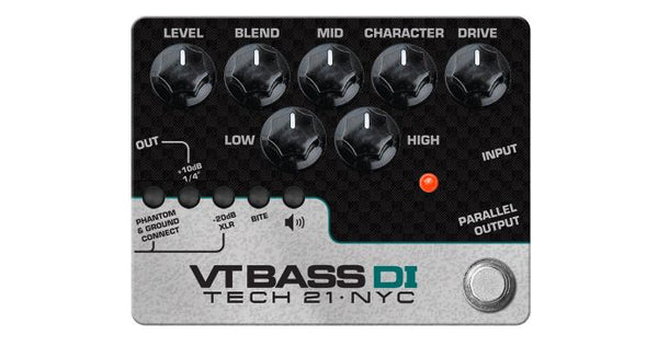 SansAmp Character Series - VT Bass DI - preamplificatore a pedale per basso