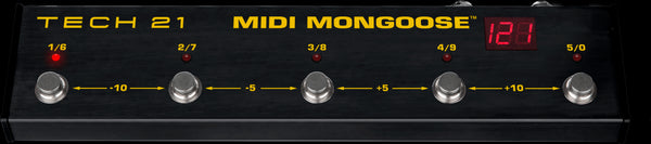 MIDI Mongoose - controller MIDI a pedale