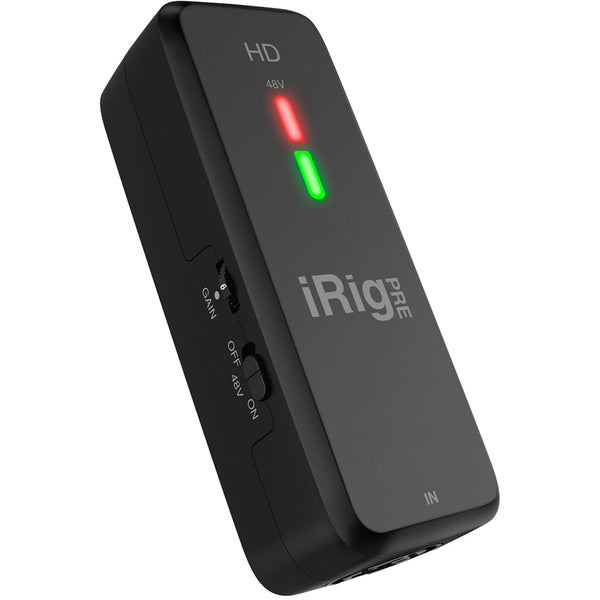 iRig PRE HD - L'interfaccia microfonica con preamp per iPhone, iPad, Mac e PC