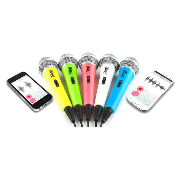 iRig Voice - Microfono palmare per sistemi Android, iOS e MAC - bianco
