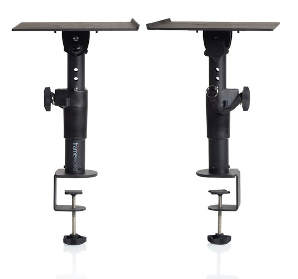 GFWSPKSTMNDSKCMP - coppia di stand a clamp da tavolo per studio monitor