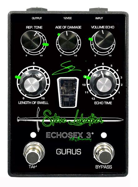 GURUS ECHOSEX 3° - 10° Anniversario Lukather Signature - Pedale delay per chitarra