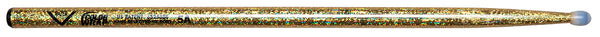 VCG5AN ''Color Wrap Los Angeles 5A Gold Sparkle Nylon'' - L: 16'' | 40.64cm  D: 0.570'' | 1.45cm - American Hickory