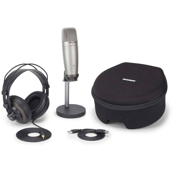 C01U Pro Podcasting Pack - Pack con microfono USB a condensatore e accessori