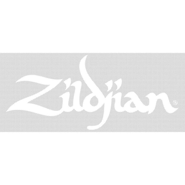 Adesivo logo Zildjian 8'' - bianco