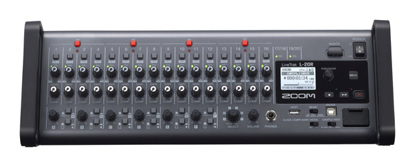 L-20R - Mixer digitale 20 canali, recorder e interfaccia audio - formato rack