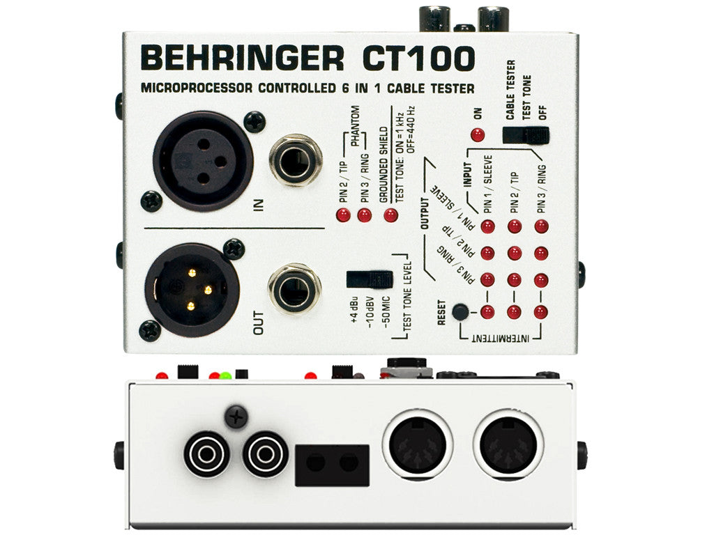 BEHRINGER CT100 Cable Tester - La Pietra Music Planet