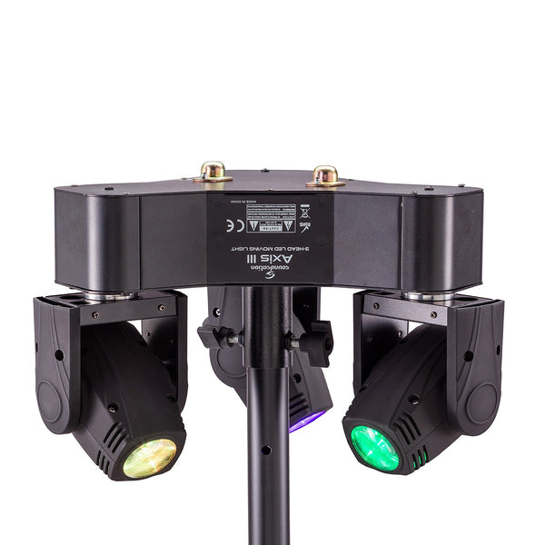 TESTA MOBILE LED SOUNDSATION AXIS III 3 BEAM 10W 4IN1 CREE