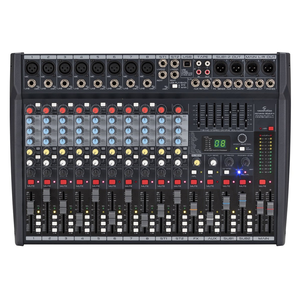 SOUNDSATION ALCHEMIX 802UFX C/EFFETTI & USB I/O