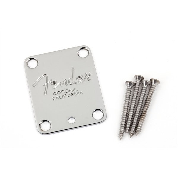 Fender Parts 4-Bolt American Series Guitar Neck Plate with 