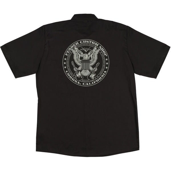 Fender Lifestyle Custom Shop Eagle Work Shirt S Black 9190112306