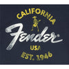 Fender Lifestyle Baja Blue T-Shirt Blue M 9190117406