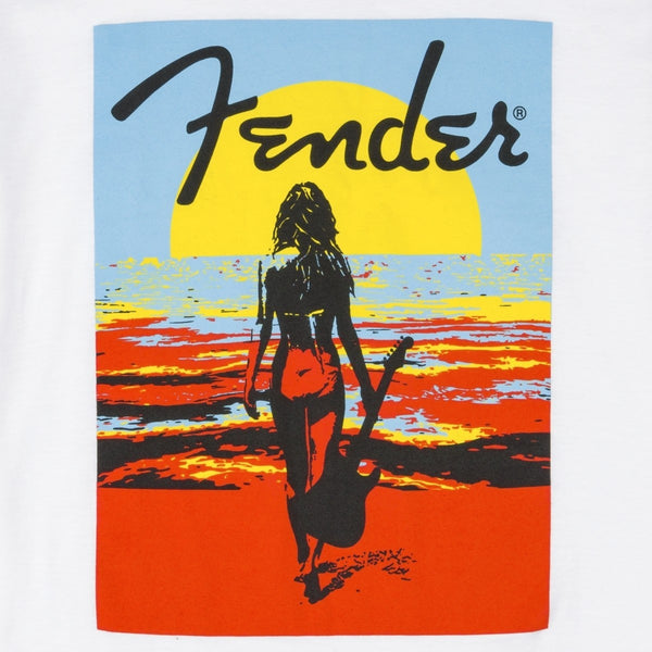 Fender Lifestyle Endless Summer T-Shirt White S 9190133306