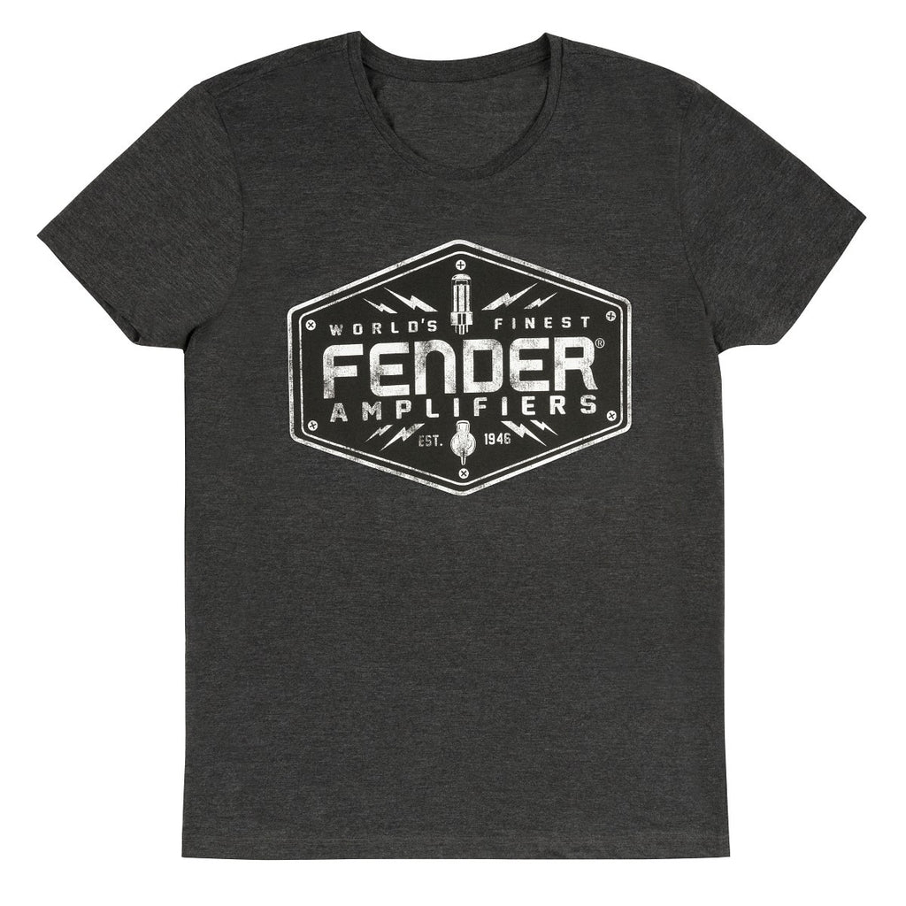 Fender Lifestyle Amplifiers Logo T-Shirt Dark Grey L 9194010517