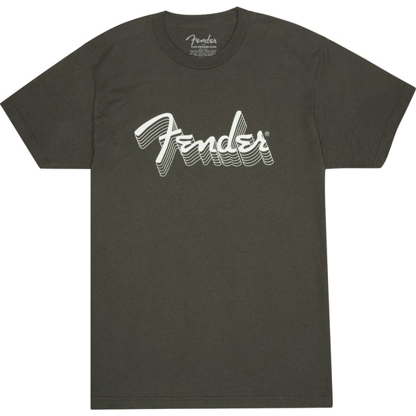 Fender Reflective Ink T-Shirt, Charcoal, S 9122521306