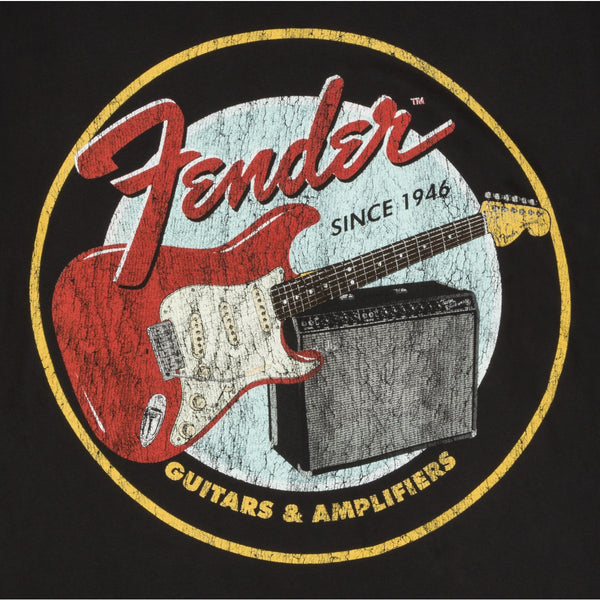 Fender 1946 Guitars & Amplifiers T-Shirt, Vintage Black, L 9193122506