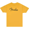 T-Shirt Fender Spaghetti Logo  Butterscotch, XL 9192122606