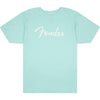 T-Shirt Fender Spaghetti Logo  Daphne Blue, L 9192222506