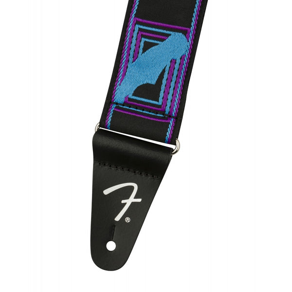 Tracolla Fender Neon Monogrammed  Blue and Purple, 2