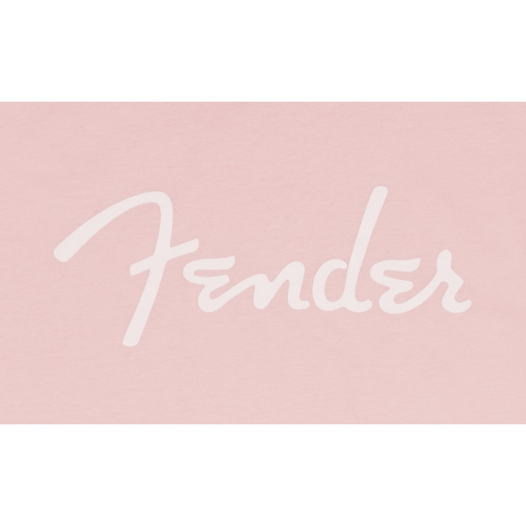Fender Spaghetti Logo T-Shirt Shell Pink S 9192400306