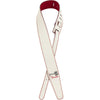 Tracolla John 5 Leather  White and Red 0990650109