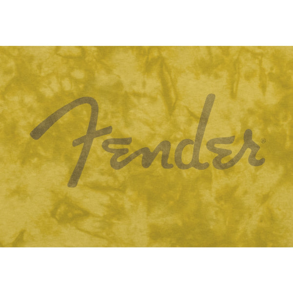 T-shirt Fender Spaghetti Logo Tie-Dye  Mustard, S 9122431306